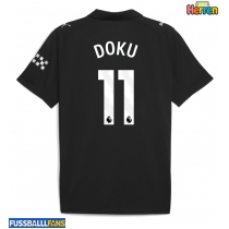Manchester City Jeremy Doku #11 Auswärtstrikot 2025-26 Kurzarm